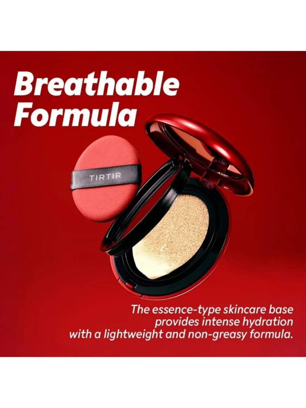 Full Coverage Red Cushion Foundation | Weightless Satin Glow, Buildable Tattoo